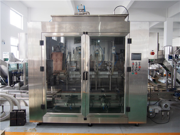 Automatinis maisto aliejaus pildymo ir alyvuogių aliejaus pakavimo aparatas