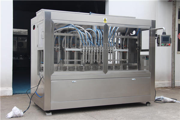 Visiškai automatinė medaus pildymo mašina buteliuose 