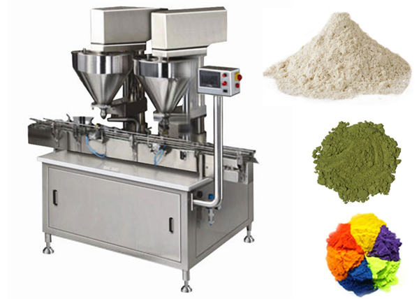 Automatinis 2 galvų miltelių užpildymo aparatas