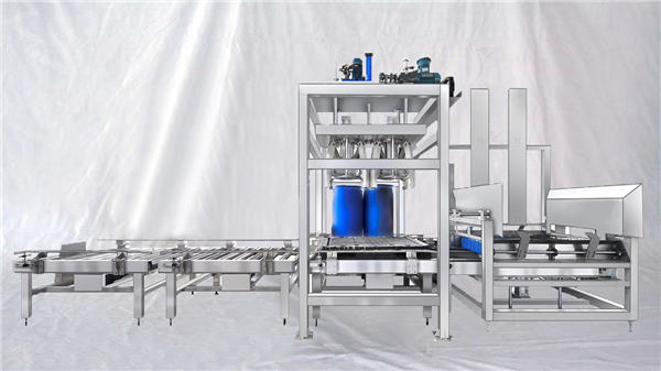 Pritaikomas ESDF serijos 100-1000L talpos didelis būgno automatinis pildymo aparatas