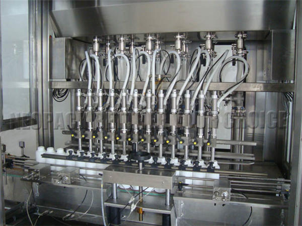 Didelio klampumo pastos užpildymo mašina