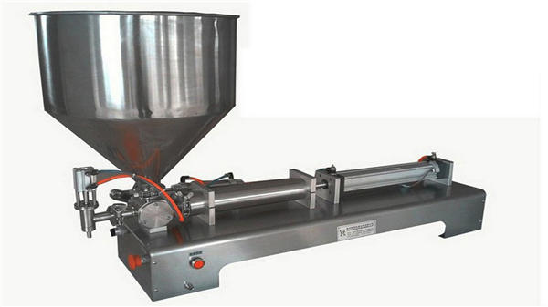 Vienos galvos pusiau automatinis vertikalios pastos užpildymo aparatas 