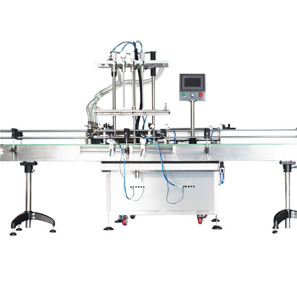 Automatinis 8, 10, 12 galvučių losjono stūmoklio užpildymo aparatas / užpildas